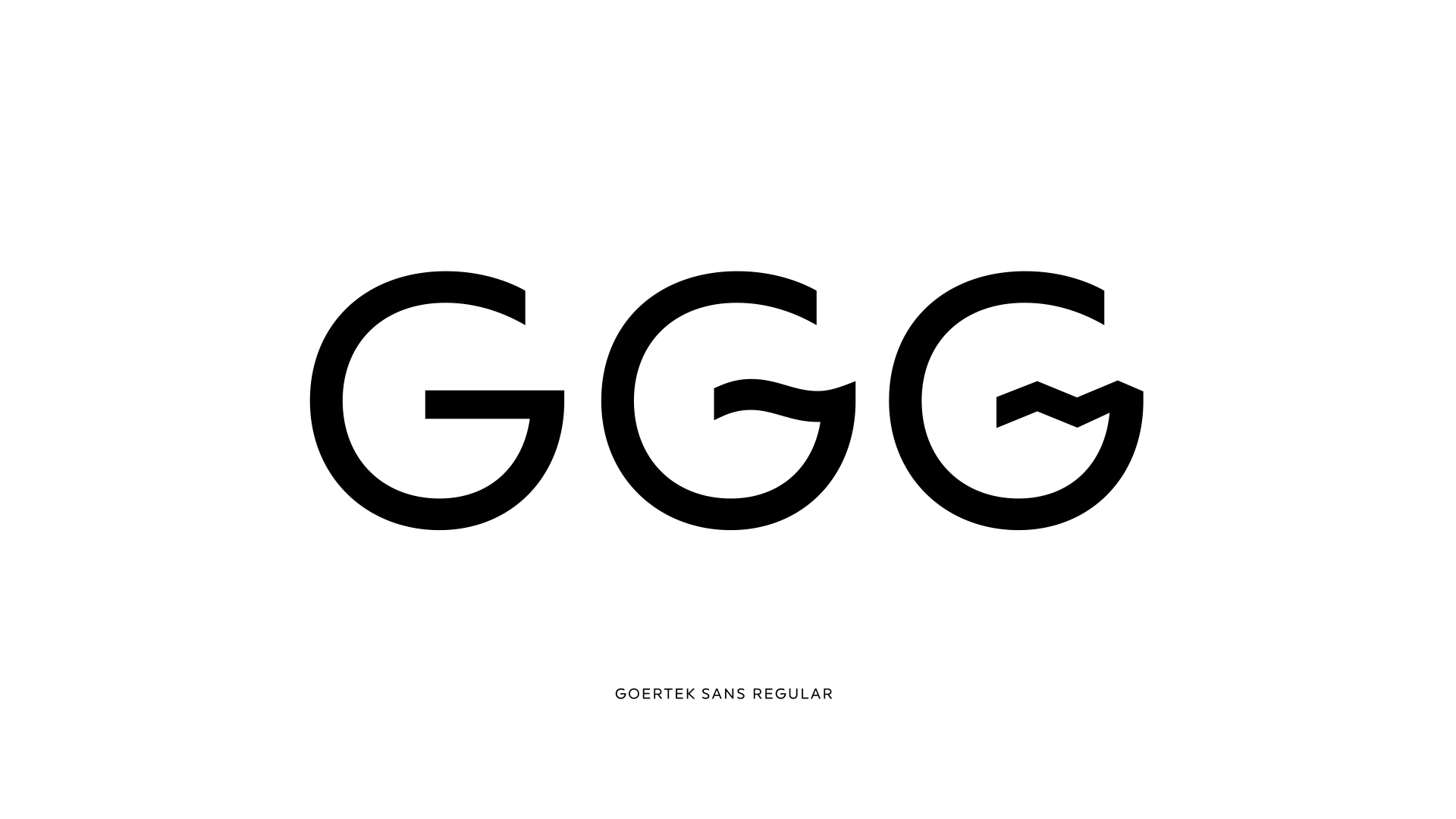 Imagen de Goertek Typeface